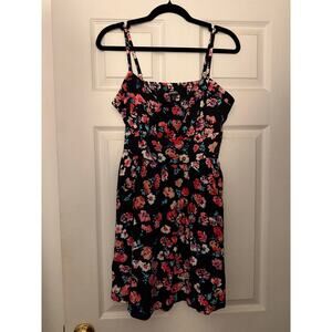 Floral Dress By Express Size Medium